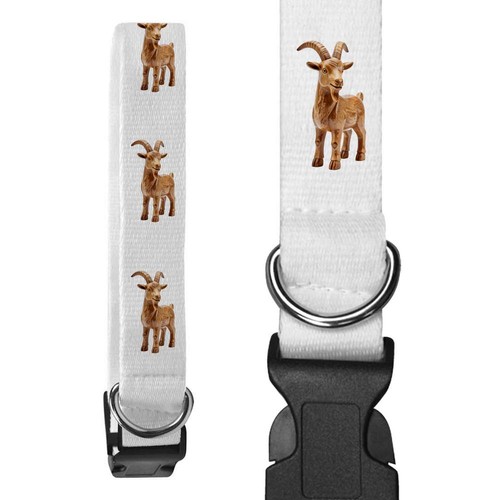 Carved goat dog collars - 'carved,