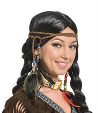HEAD DRESS INDIAN BRAID AND