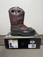 New Georgia Boot Men's G5655 Muddog Steel Toe Western Wellington Boot 8.5M