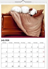Doug Hyde 2026 wall calendar. A3 size. Not official. Choose own images 