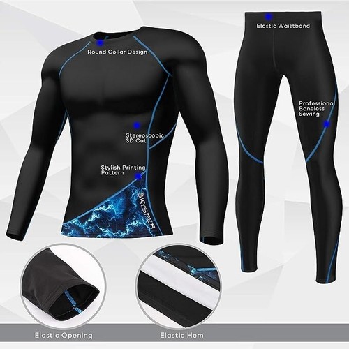 Printed thermal underwear - 3d,