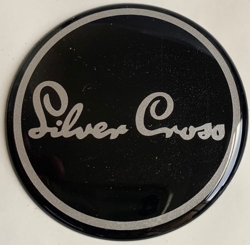 Silver cross pram - silver, badge