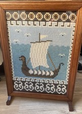 VTG Art Deco Oak & Mahogany