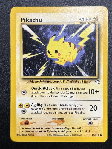 Pikachu 111 neo genesis - pikachu, 70/111