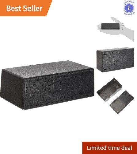 Compact black plastic box - plastic,
