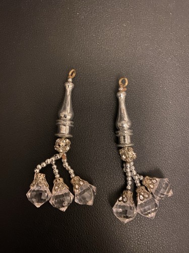 Silver hangings tassels - hangings/tassels,