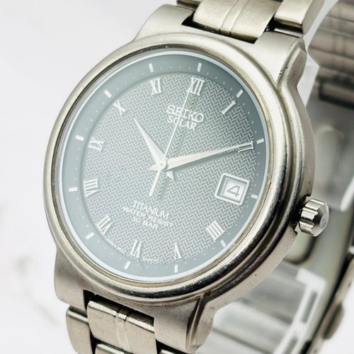 Working seiko solar date - seiko,