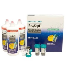 Easysept Bausch + Lomb Eye Contact Lens Peroxide Solution Cleaner 3 x 360ml