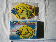 Boxed vintage Fish Shower Radio near pristine working condition.