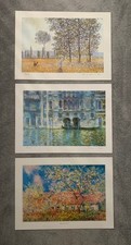 3 x Claude Monet Posters: Palazza de Mula, Bois de Hetre en Mai, Springtime