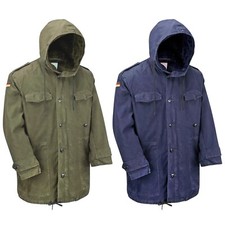 Original German Parka Army Surplus Vintage Bundeswehr Lined Long Coat Jacket