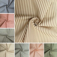 Ticking Stripes Printed Fabric