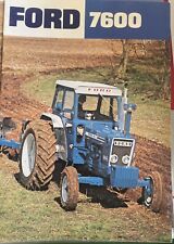 Ford 7600 7A1 Tractor Brochure 