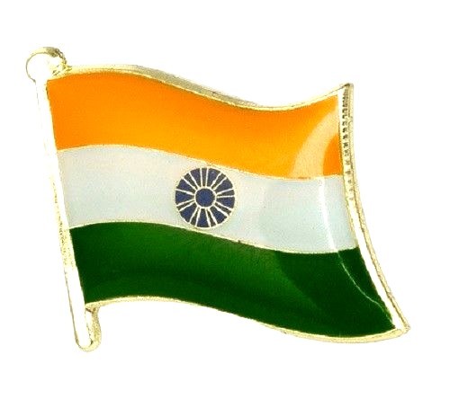 India flag badge pin enamel - pin,