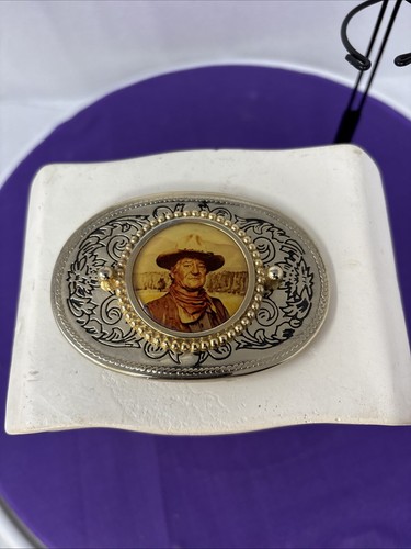 John wayne belt buckle - john,