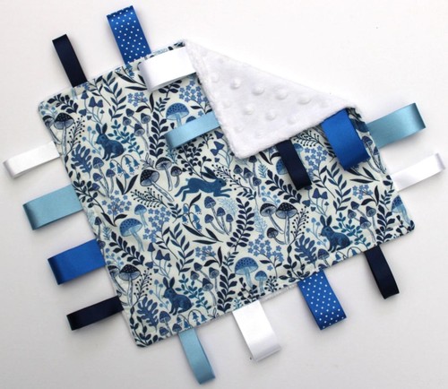 Personalised taggy blanket - personalised,
