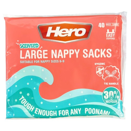 Hero large scented - scented, nappy
