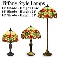 Tiffany Floor Lamp Stained