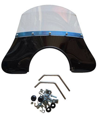 Vespa flyscreen cuppini black