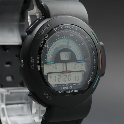 Vintage casio tri chrono - 80's,