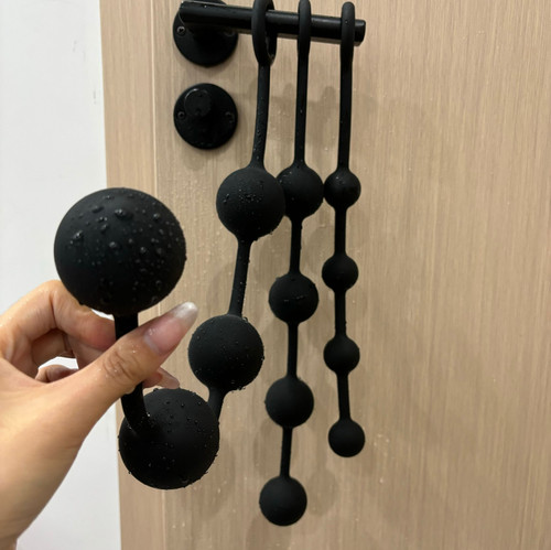 Anal beads silicone huge - s/m/l,