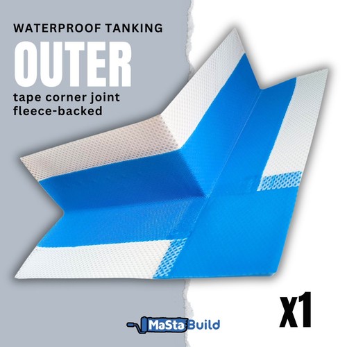 Waterproof tanking tape corner - waterproof,