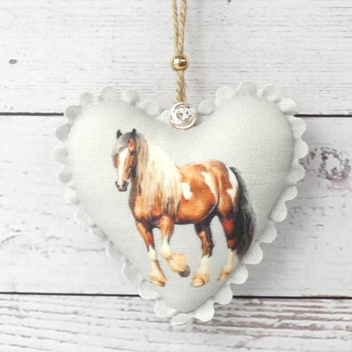 Piebald horse fabric - horse, hanging