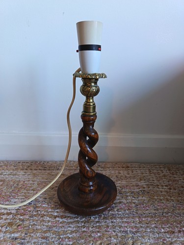 Antique brass oak barley - oak, twist