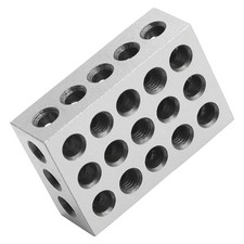  23 Hole Metal Flat Contours Block Hollow Blocks Vise Parallel Pad