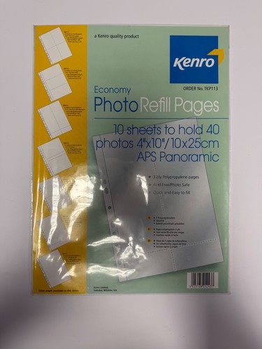 Kenro photo refill pages - refill, 4"
