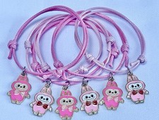 6 LABUBU THEMED FRIENDSHIP BRACELES, PARTY BAG FILLERS, GIFT, BIRTHDAY