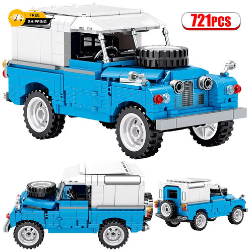 Land rover defender - land, 721pcs