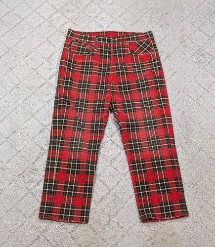 R13 jeans womens red plaid - womens,