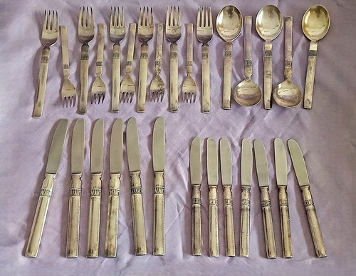 1940s 50s vintage cutlery - -,