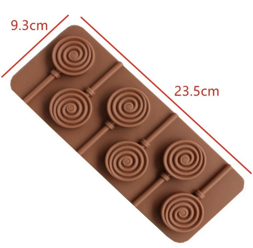 Swirl lollipops silicone - 6,