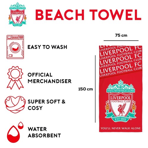 Liverpool towel football - fc,