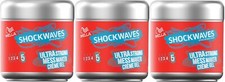 3 x Wella Shockwaves Ultra Strong Mess Maker Crème Gel, 150ml