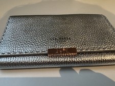 Ted Baker Silver Pouch Clutch