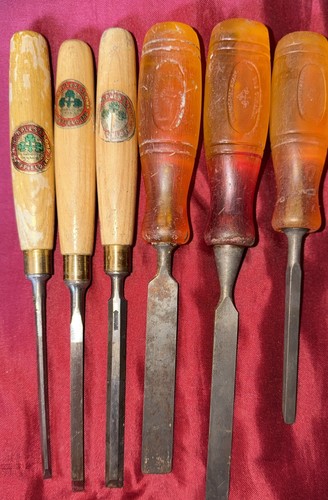 Marples shamrock chisels - 6,