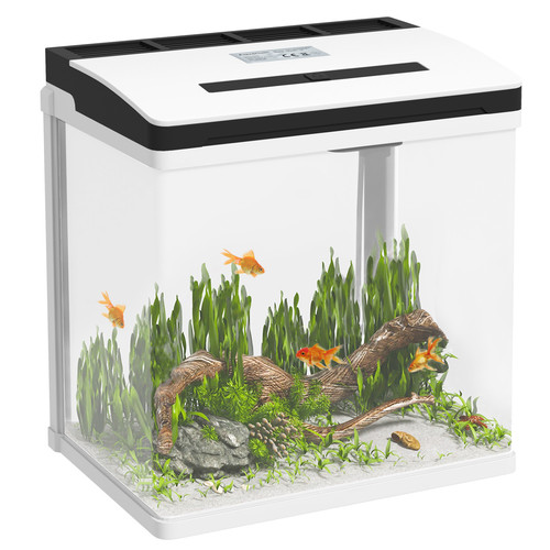 Pawhut aquarium 13l glass - pawhut,