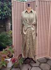 Zara Yellow Green Floral Satin