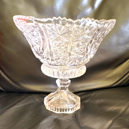 Unmarked clear cut - cut, glass