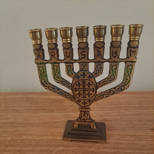 Jewish menorah seven - jewish, branched