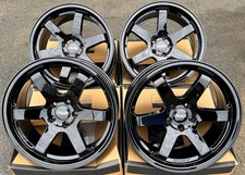 18" Black Drift Alloy Wheels