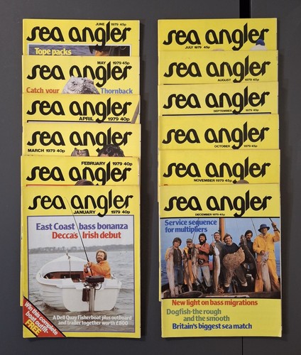 Sea angler magazine complete - angler,