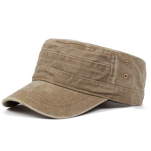 Washed distressed flat top - washed,
