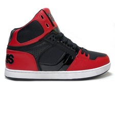 OSIRIS SHOES NYC 83 CLK RED & BLACK BLACK TRAINERS (UK 6-11)