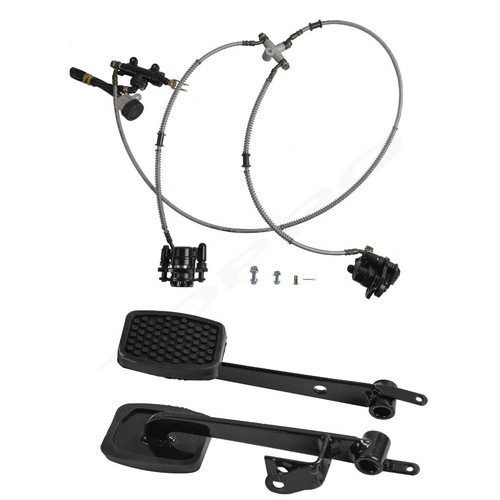 Twin disc foot brake - brake, caliper