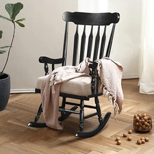Acacia Wood Rocking Chair