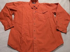 GILL Mens Shirt Large 24.5 p2p Long Sleeved Cotton Hong Kong Canoe Sailing